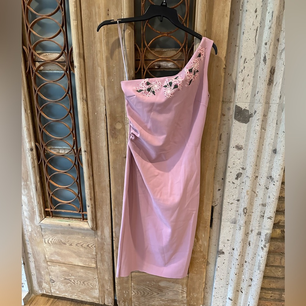 Chiara Boni one shoulder formal midi dress